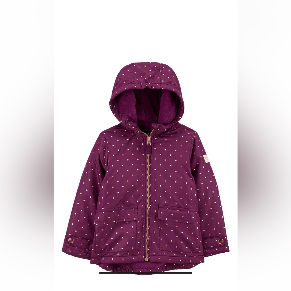 Fleece-Lined Polka Dot Jacket size 18 months